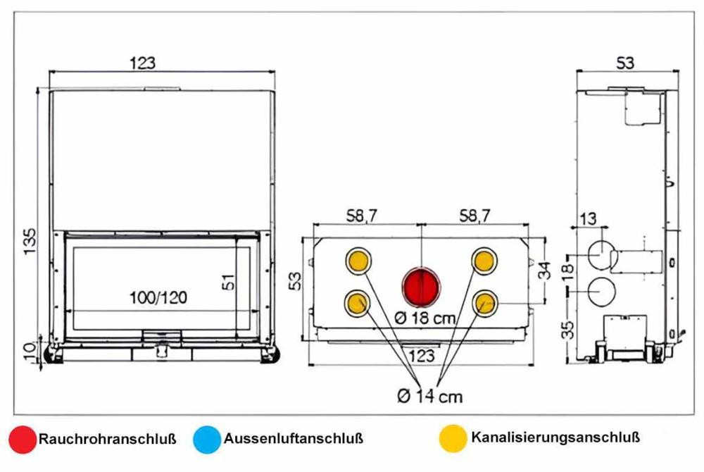 Edilkamin Kamineinsatz Windo 100 18 kW<br>(Variante: WINDO 100 heller Brennraum) Edilkamin Kamineinsatz Windo 100 18 kW<br>(Variante: WINDO 100 heller Brennraum)